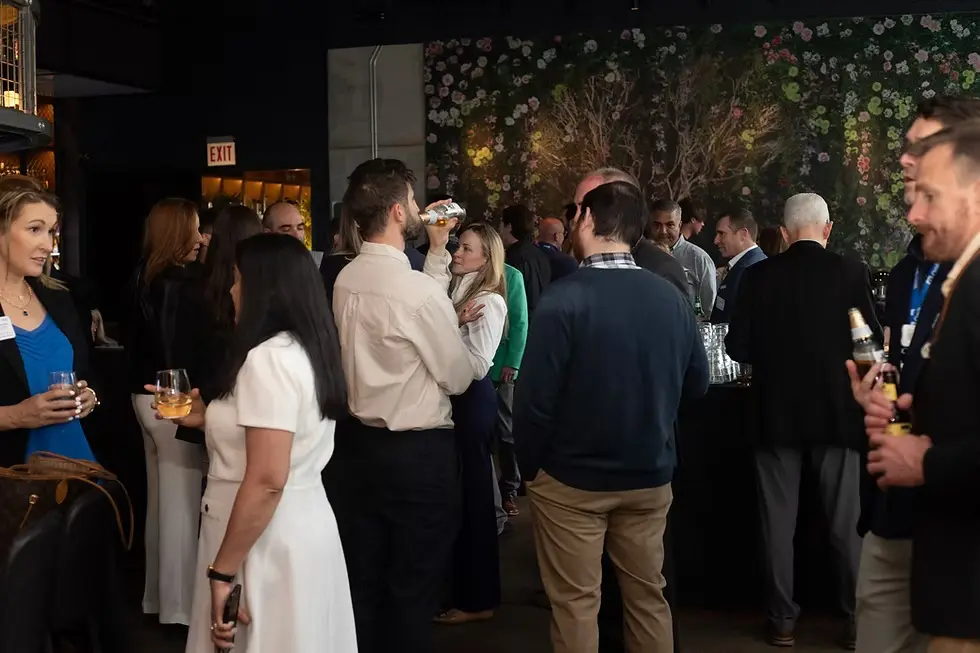 The room during the Indi partner networking evening